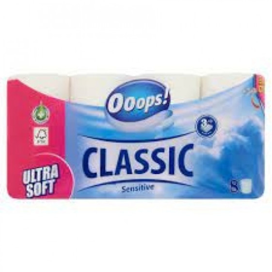 Toaletný papier Classic Sensitive 8ks