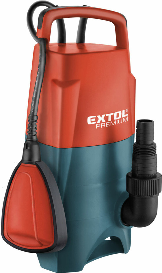 Čerpadlo ponorné kalové, príkon 400W, 8000l/hod, 10m, EXTOL PREMIUM