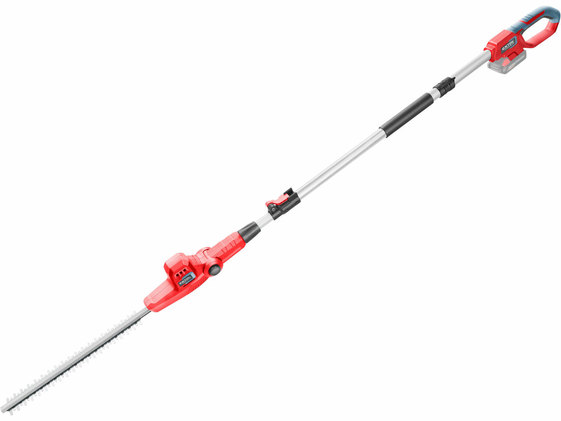 Nožnice na živý plot teleskopické akumulátorové, Garden 20V, bez aku a nabíačky, dĺžka 278cm, EXTOL