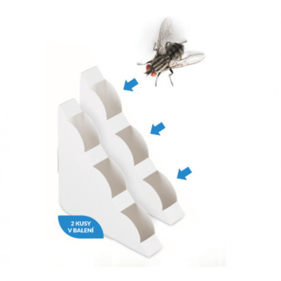 Domček na muchy FLY GLUE 2ks