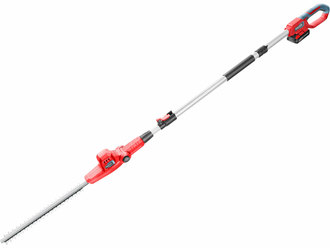 Nožnice na živý plot teleskopické akumulátorové, Garden 20V/2Ah, dĺžka 278cm, EXTOL PREMIUM