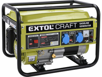 Elektrocentrála rámová benzínová, 1F, 2,8kW/230V, EXTOL CRAFT